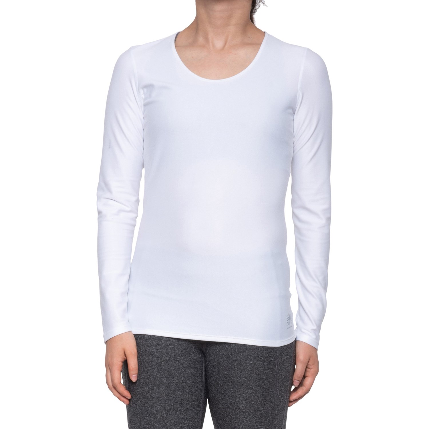 womens white base layer top