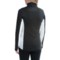 9239D_2 Snow Angel l Chami Slimline Base Layer Top - Zip Neck, Long Sleeve (For Women)