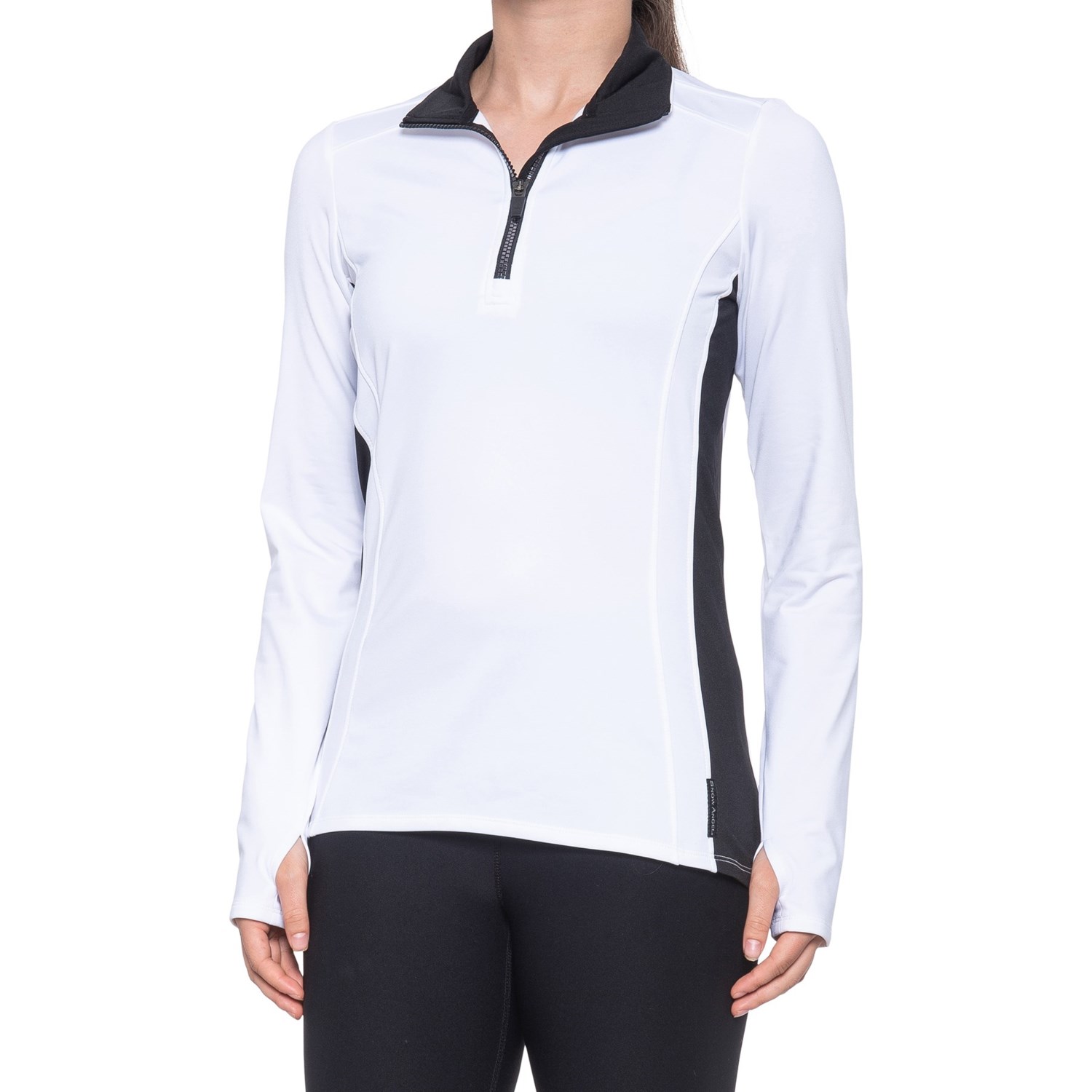 womens white base layer top