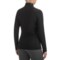 181GN_2 Snow Angel Veluxe Power Paisley Base Layer Top - Zip Neck, Long Sleeve (For Women)