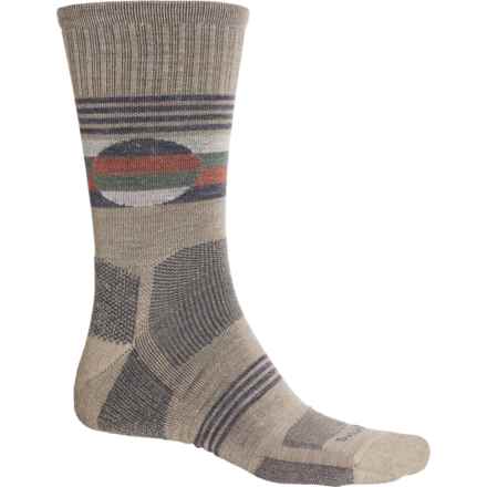 Sockwell North Rim Compression Socks - Merino Wool, Crew (For Men) in Khaki