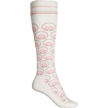 Sockwell Twirl Socks - Merino Wool, Over the Calf (For Women) in Natural