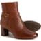 Sofft Albany Boots - Waterproof, Leather (For Women) in Golden Brown