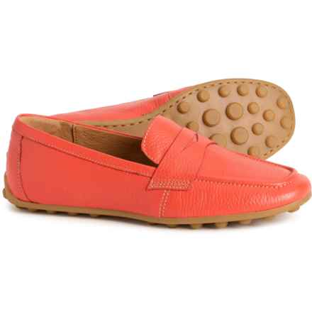 Sofft Allie Loafers - Leather (For Women) in Red Coral