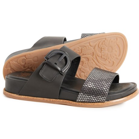 Sofft Amalfi 2-Band Sandals - Leather (For Women) in Black