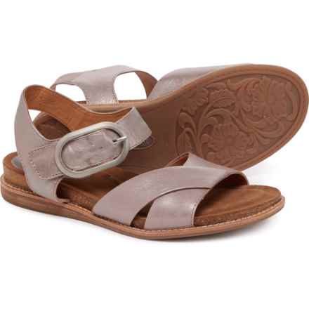 Sofft Bayo Sandals - Leather (For Women) in Anthracite