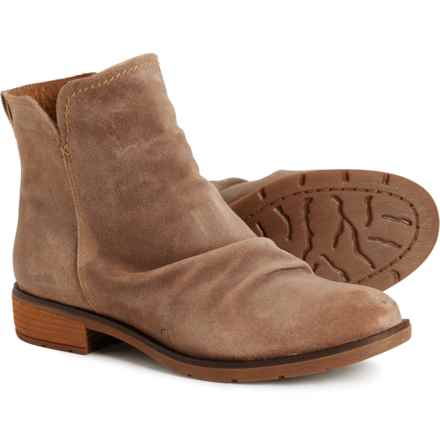 Sofft Beckie Ruched Booties - Leather (For Women) in Light Grey