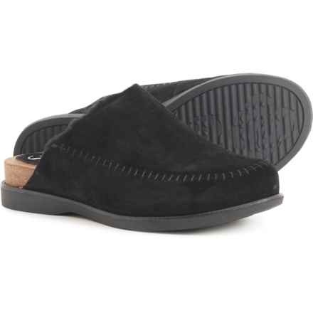 Sofft Bellflower Shearling-Lined Clogs - Italian Suede (For Women) in Black