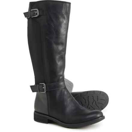 Sofft Bess Tall Riding Boots - Leather (For Women) in Black