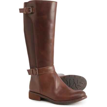 Sofft Bess Tall Riding Boots - Leather (For Women) in Brown/Luggage