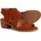 Sofft Camille Heeled Sandals - Suede (For Women) in Brown