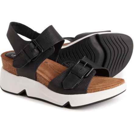 Sofft Castello Sporty Sandals - Leather (For Women) in Black