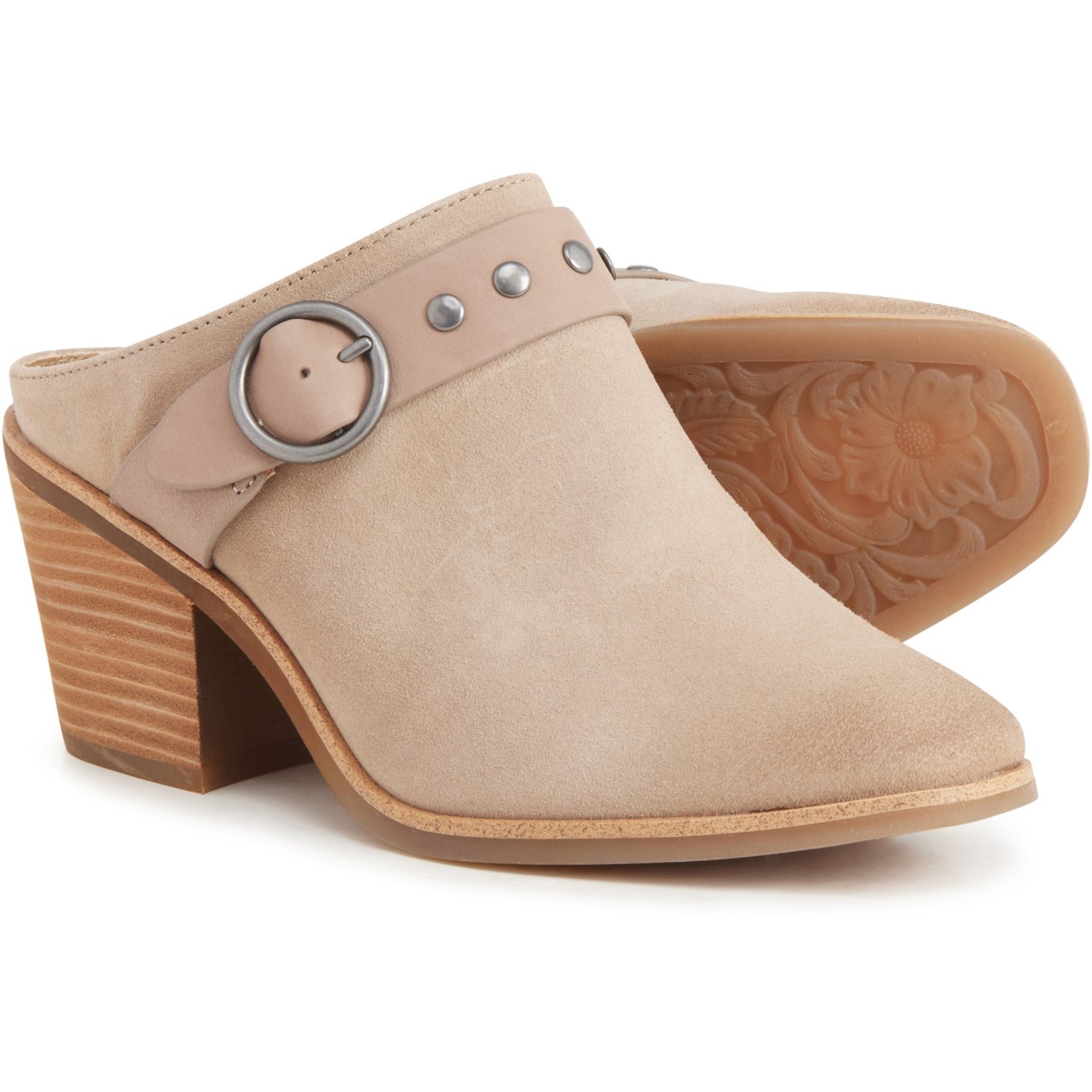 sofft leather clogs