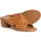 Sofft Crystal Cross-Band Sandals - Leather (For Women) in Luggage