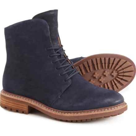 Sofft Lilia Lace-Up Boots - Suede (For Women) in Sky Navy