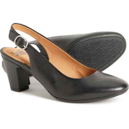 Sofft Lily Heels - Leather (For Women) in Black