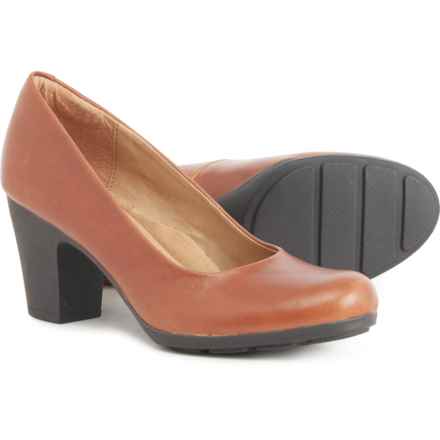 Sofft Nasia Heels - Leather (For Women) in Cork