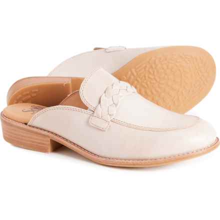 Sofft Nels Mule Loafers - Leather (For Women) in Light Taupe (Mushroom)