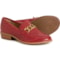Sofft Nevara Slip-On Loafers - Leather (For Women) in Red