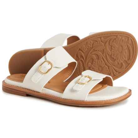Sofft Noella Double Band Sandals - Leather (For Women) in White
