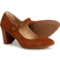 Sofft Petra Mary Jane Heels - Suede (For Women) in Russet Brown