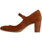 12A6X_4 Sofft Petra Mary Jane Heels - Suede (For Women)