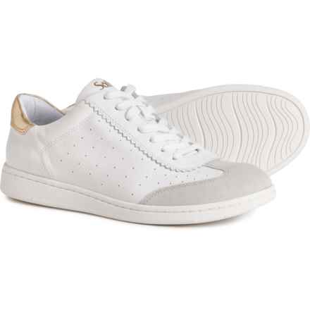 Sofft Regina Sneakers - Leather (For Women) in White Metallic