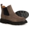 Sofft Samira Chelsea Boots - Waterproof, Leather (For Women) in Taupe Suede