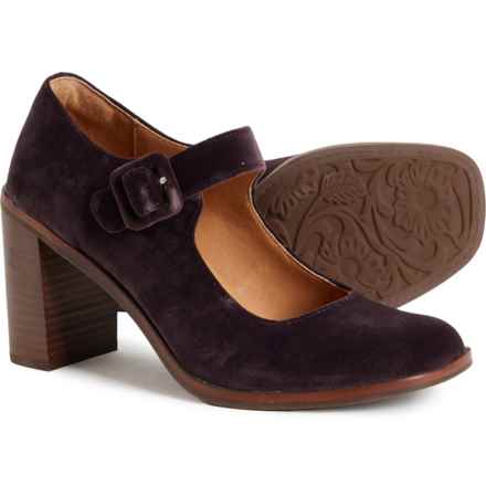 Sofft Shauna Mary Jane Heeled Shoes (For Women) in Plum