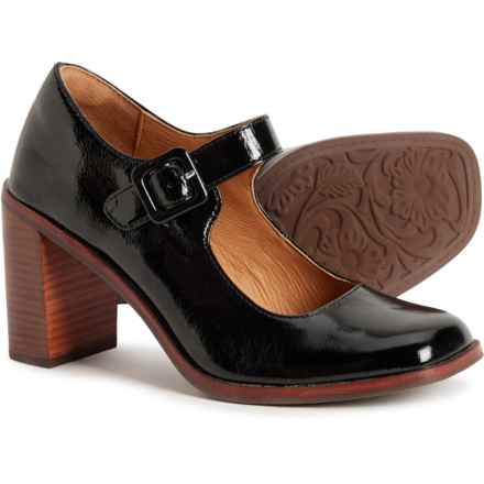 Sofft Shauna Mary Jane Heels - Patent Leather (For Women) in Black Patent