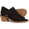 Sofft Shoe Catelyn Heeled Sandals - Suede (For Women) in Black