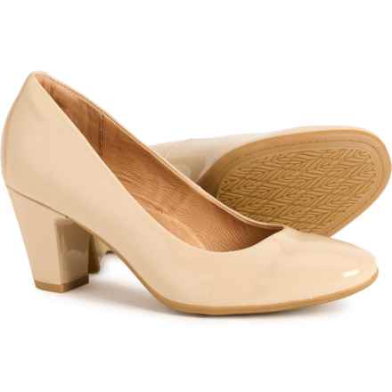 Sofft Shoe Lana Heels - Patent Leather (For Women) in Latte