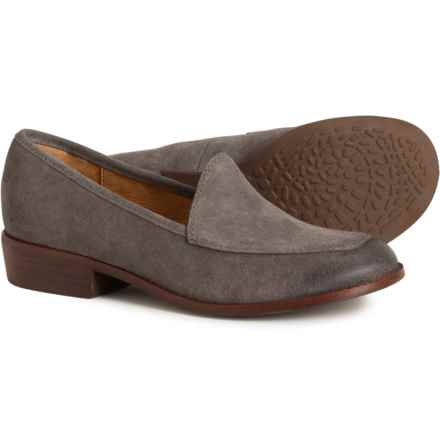 Sofft Shoe Napoli Loafers - Suede (For Women) in Smoke Grey