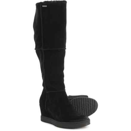 Sofft Sovania Tall Boots - Waterproof, Suede (For Women) in Black