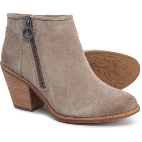 grey suede boots ankle
