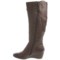 7273V_2 Softspots Oliva Side Zip Boots (For Women)