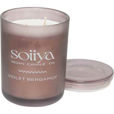 Soiiya 16 oz. Violet Bergamot Candle - 2-Wick in Violet Bergamot