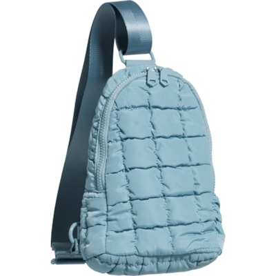 Sol and Selene Rejuvenate Quilted Sling Backpack - Sky Blue  display picture 3