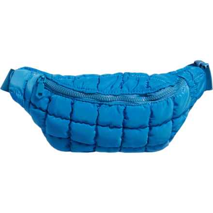 Sol and Selene Resurgence Quilted Waistpack in Denim Blue