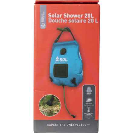 SOL Outdoor Solar Shower - 20 L in Blue