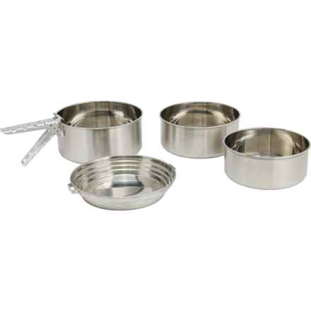 Solo Stove 3 Pot Camp Cook Set - 5-Piece in Silver