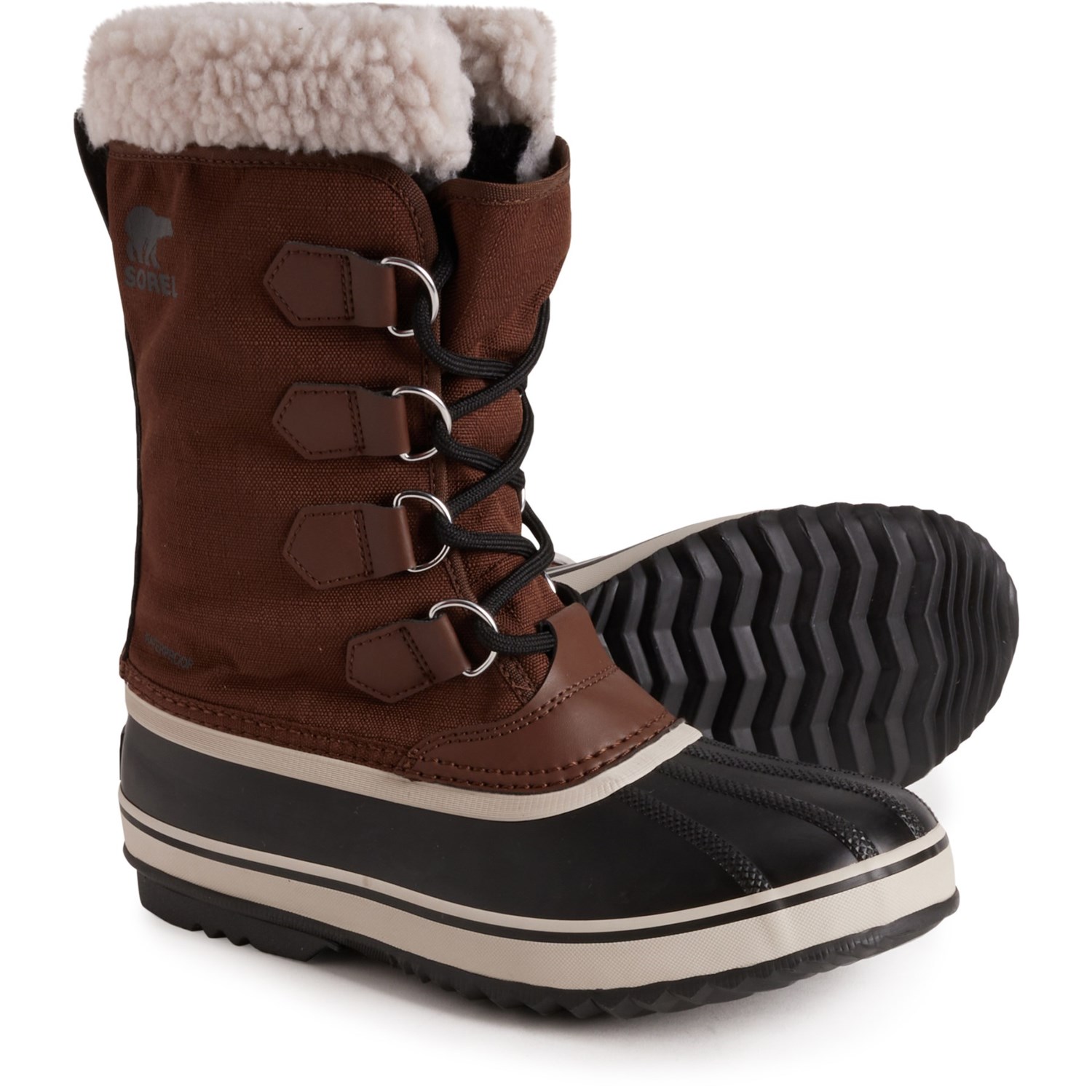 sorel men's 1964 pac nylon waterproof winter boots