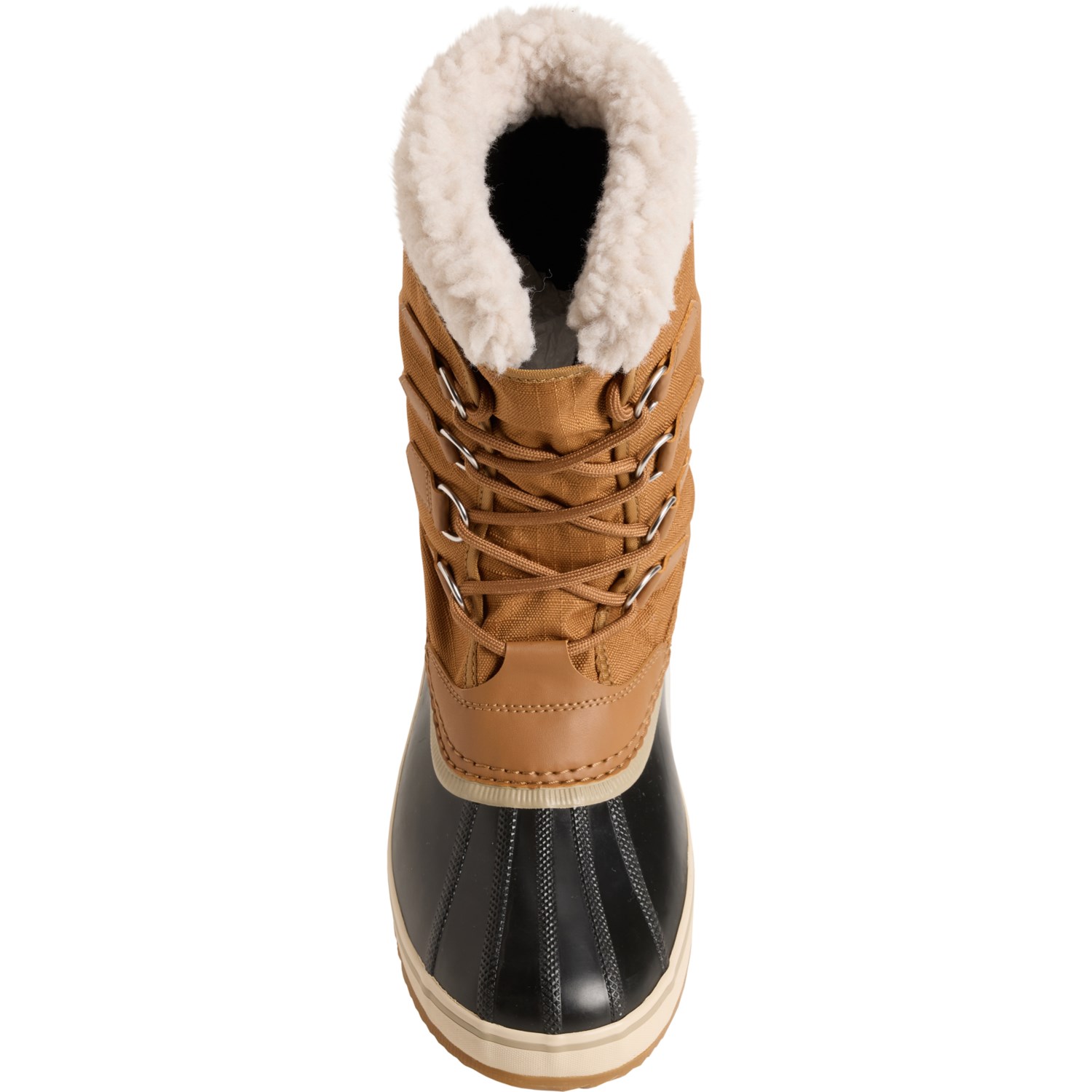 SOREL 1964 PAC T 【Brown/Brun】 SOREL 1964 Pac™ Faux Shearling-Trimmed Nylon-Ripstop and