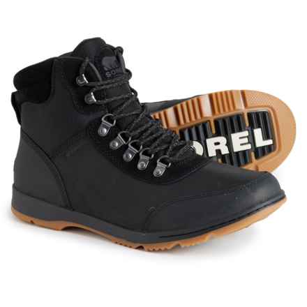 Sorel Ankeny II Hiking Boots - Waterproof, Insulated, Leather (For Men) in Black, Gum 10