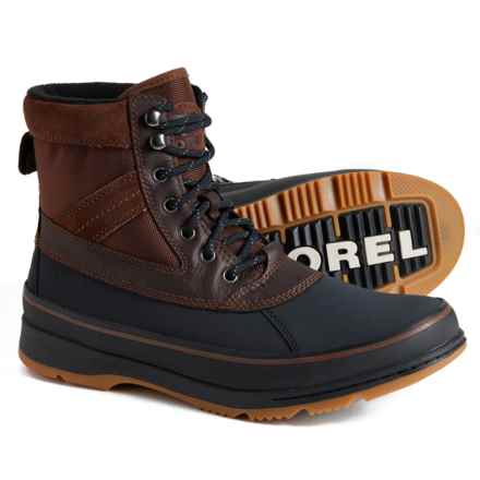 Sorel Ankeny II Hiking Boots - Waterproof, Insulated, Leather (For Men) in Tobacco, Black