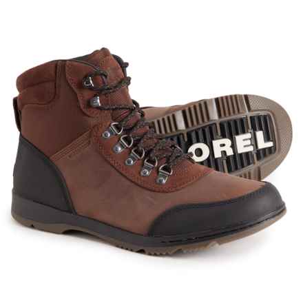 Sorel Ankeny II Hiking Boots - Waterproof, Insulated, Leather (For Men) in Tobacco/Black