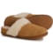 Sorel Boys and Girls Nakiska II Slide Slippers - Suede in Tawny Buff, Gum 2