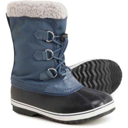 Sorel Boys Yoot Nylon Pac Boots - Waterproof, Insulated in Blue