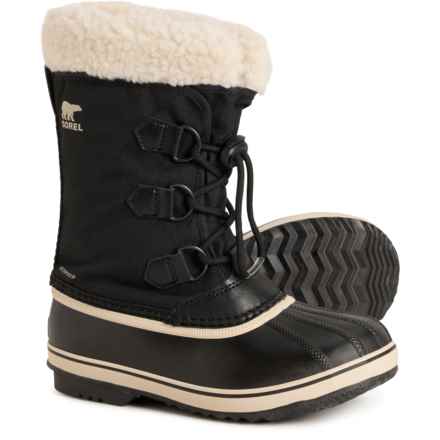 Sorel Boys Yoot Pac Boots - Waterproof, Insulated in Black
