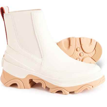 Sorel Brex Chelsea Boots - Waterproof, Leather (For Women) in Natural, Sea Salt